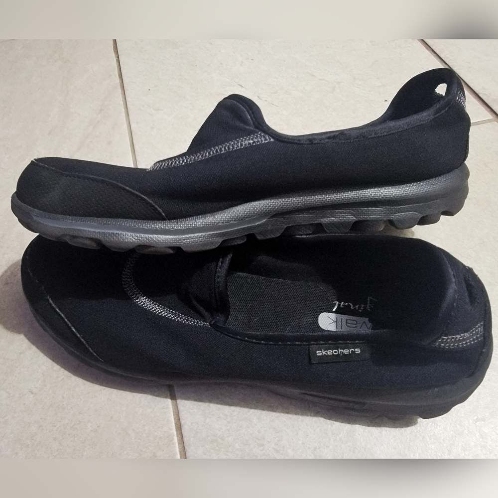 Skechers Men's Black Slip-On Shoes